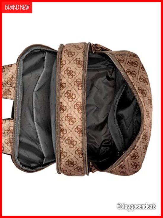 GUESS Adrian Logo Travel Backpack Nylon Laptop Compartment Trolley Sleeve main image 5